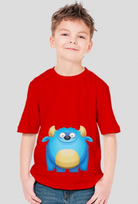 Blue monster wants to play with you!