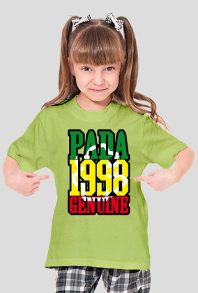 Koszulka dla dziewczynki - Reggae. Pada