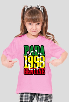 Koszulka dla dziewczynki - Reggae. Pada