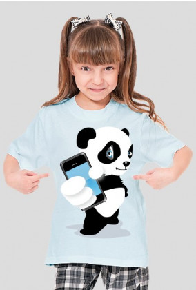 koszulka dziecięca - Panda - STYLOWAKOSZULA.CUPSELL.PL – KOSZULKI I KUBKI NA PREZENT, NIETYPOWE I SMIESZNE KOSZULKI