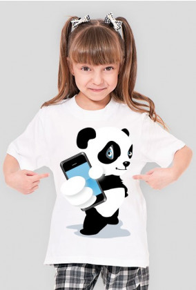 koszulka dziecięca - Panda - STYLOWAKOSZULA.CUPSELL.PL – KOSZULKI I KUBKI NA PREZENT, NIETYPOWE I SMIESZNE KOSZULKI