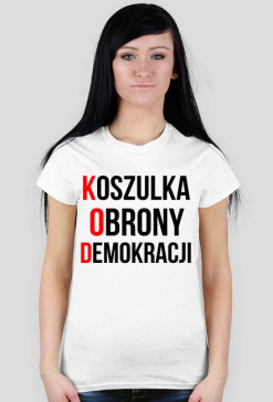 Koszulka Obrony Demokracji Damska