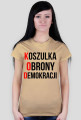 Koszulka Obrony Demokracji Damska