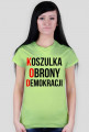 Koszulka Obrony Demokracji Damska