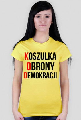 Koszulka Obrony Demokracji Damska