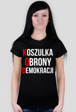 Koszulka Obrony Demokracji Damska