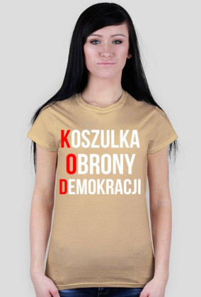 Koszulka Obrony Demokracji Damska