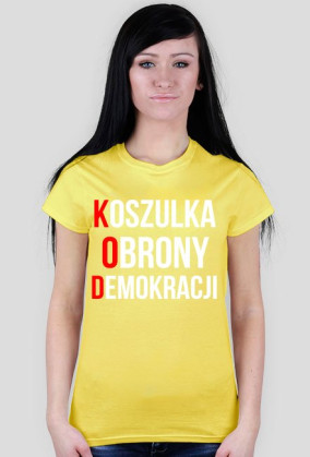 Koszulka Obrony Demokracji Damska