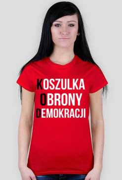 Koszulka Obrony Demokracji Damska