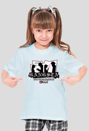 Koszulka dla dziewczynki - Gangsta. Pada