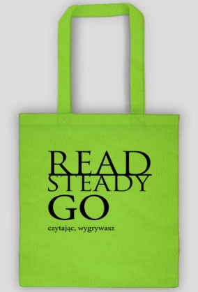 torba płócienna (różne kolory): READ STEADY GO - CZYTAJĄC, WYGRYWASZ