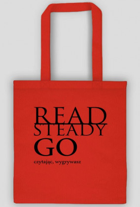 torba płócienna (różne kolory): READ STEADY GO - CZYTAJĄC, WYGRYWASZ