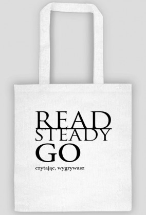 torba płócienna (różne kolory): READ STEADY GO - CZYTAJĄC, WYGRYWASZ