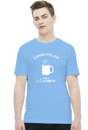 Learn polish - Coobeck (t-shirt) jasna grafika