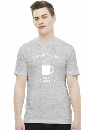 Learn polish - Coobeck (t-shirt) jasna grafika