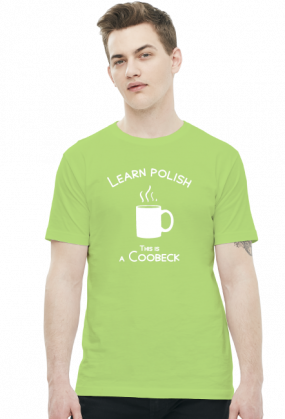 Learn polish - Coobeck (t-shirt) jasna grafika