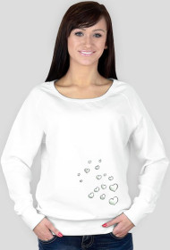 Księżniczka - BLUZA (biała i szara)