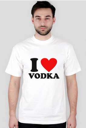 Koszulka męska - I love vodka