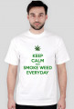 Koszulka - Keep calm and smoke weed everyday