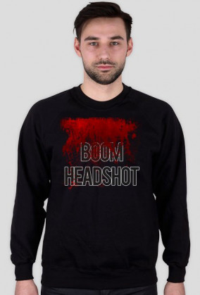 Bluza czarna - Boom Headshot