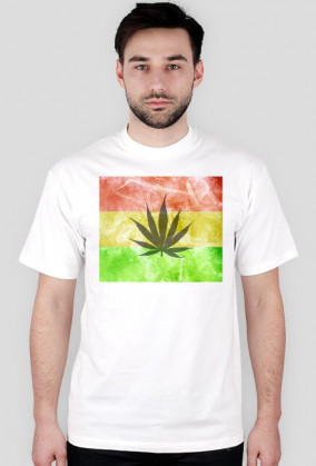 koszulka rasta męska biała