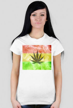 koszulka rasta damska biala