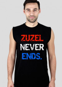 Koszulka "Zuzel never ends.", bez rękawów