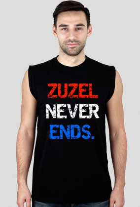 Koszulka "Zuzel never ends.", bez rękawów