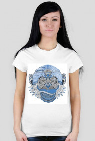 Specjalna kolekcja 4 z 12 - Koszulka damska "Małpi kolarz"