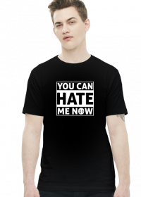 You can hate me now (t-shirt) jasna grafika
