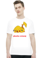 biała koszulka pikachu