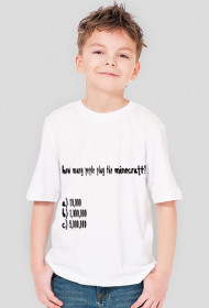 koszulka dziecięca minecraft