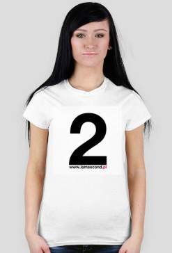 T-shirt biały: Dwójka (damski)