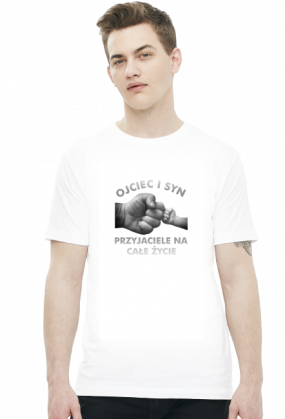 Koszulka Ojciec i Syn Przyjaciele na Całe Życie
