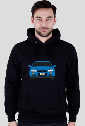 Skyline R34 GTR Przód - Bluza Kaptur