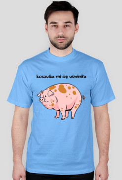 Koszulka mi się uświniła - męskie jasne