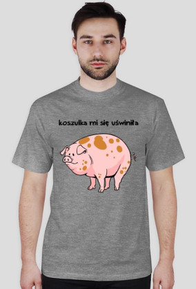 Koszulka mi się uświniła - męskie jasne