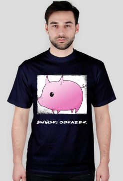 Świński obrazek - męskie ciemne