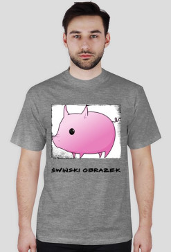 Świński obrazek - męskie jasne