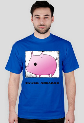 Świński obrazek - męskie jasne