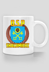 Kubek biały z logiem OSP Skalbmierz