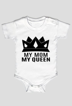 My Mom My Queen (body niemowlęce) ciemna grafika