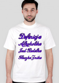 Defnicja Alkoholika T-shirt