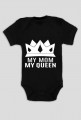 My Mom My Queen (body niemowlęce) jasna grafika