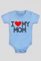 i Love My Mom (body niemowlęce) ciemna grafika