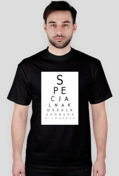 Specjalna koszulka do badania wzroku
