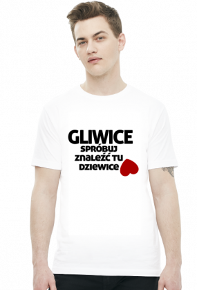 Gliwice - spróbuj znaleźć tu dziewice (t-shirt)