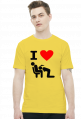 I Love Blowjob (t-shirt) ciemna grafika
