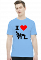 I Love Blowjob (t-shirt) ciemna grafika