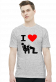 I Love Blowjob (t-shirt) ciemna grafika